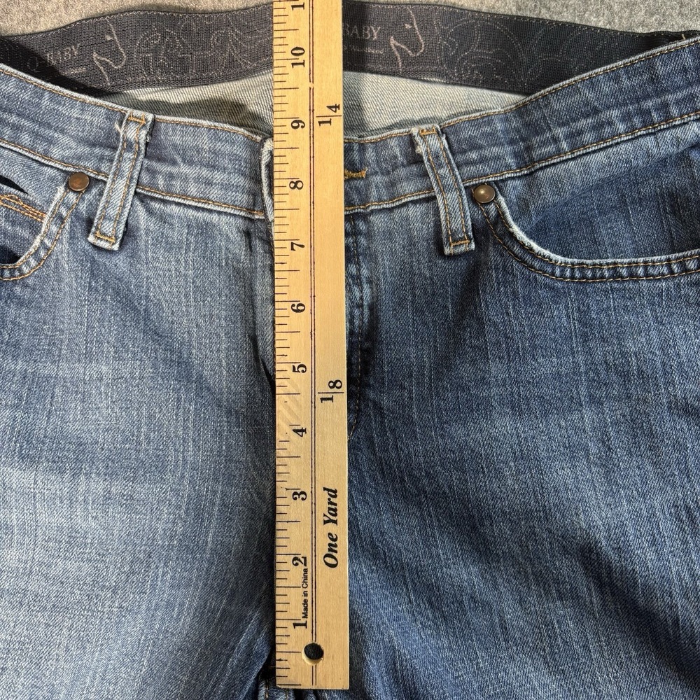 Wrangler Q Baby Bootcut Jeans Women's 7/8 x 36 (Fits 32x34.5) Riding Western - Picture 12 of 15